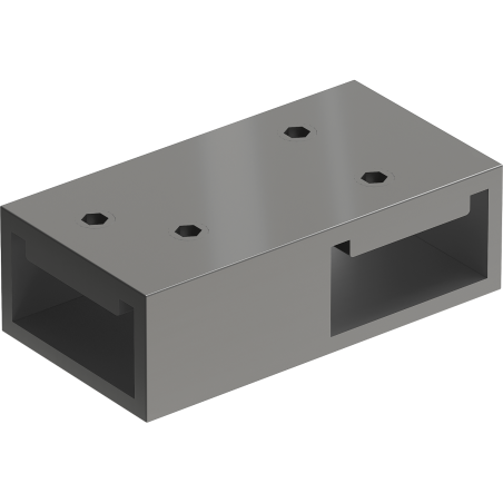 Mexen spojka T pro nástěnné konzoly, gun metal - 800-09-95