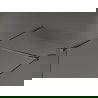 Mexen T-spojka pro nástěnné podpěry, gun metal - 800-09-95