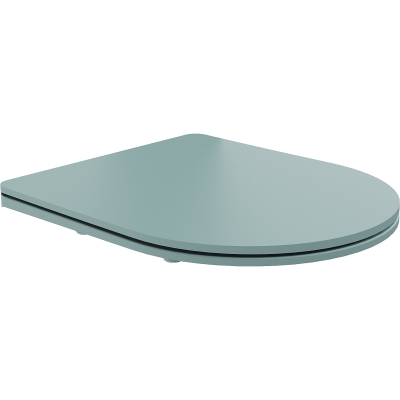 Mexen slim pomalu padající sedátko, duroplast, světle zelená matná - 39740048