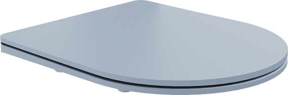 Mexen deska zpomaleně sklápějící slim, duroplast, šedo-modrá matná - 39740069