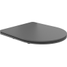 Mexen deska pomalu se sklápějící slim, duroplast, tmavě šedá matná - 39740071