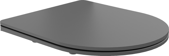 Mexen deska pomalu se sklápějící slim, duroplast, tmavě šedá matná - 39740071