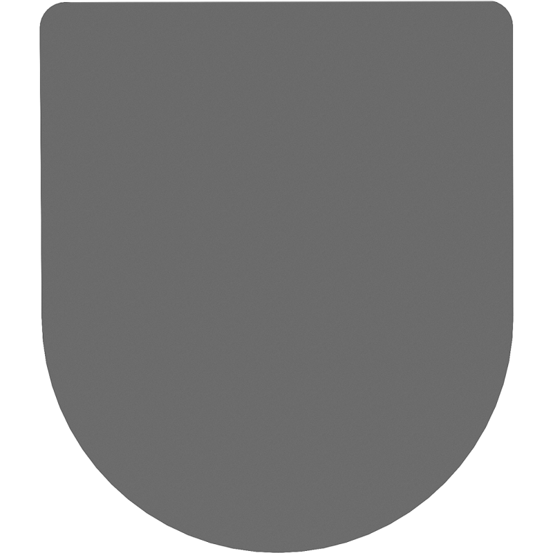 Mexen deska pomalu se sklápějící slim, duroplast, tmavě šedá matná - 39740071