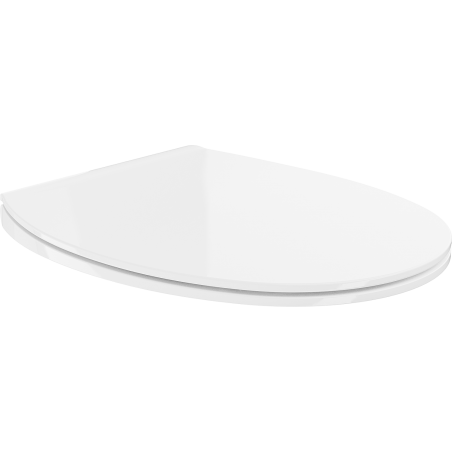 Mexen Egg deska wolnoopadající slim, duroplast, bílá lesk - 39243000