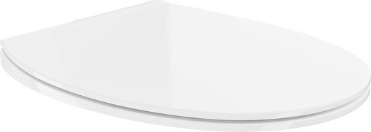 Mexen Egg deska wolnoopadající slim, duroplast, bílá lesk - 39243000