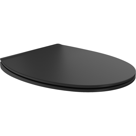 Mexen Egg deska pomalu klesající slim, duroplast, černá mat - 39243085