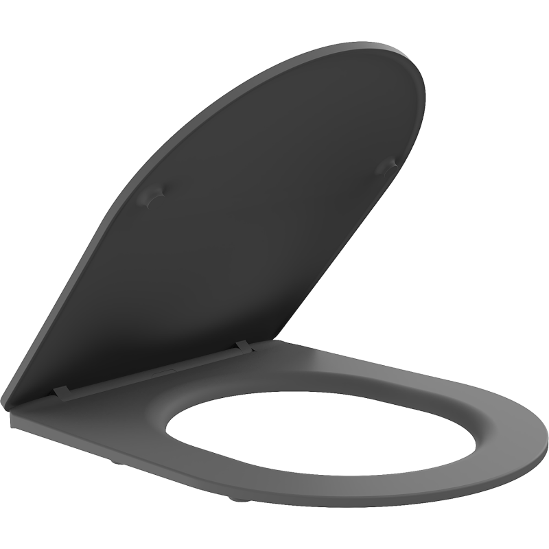 Mexen deska pomalu se sklápějící slim, duroplast, tmavě šedá matná - 39740071