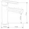 Mexen Sabre DF05 vana set, černý - 72103DF05-70