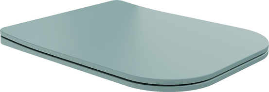 Mexen Teo pomalu klesající sedátko slim, duroplast, světle zelená matná - 39840048