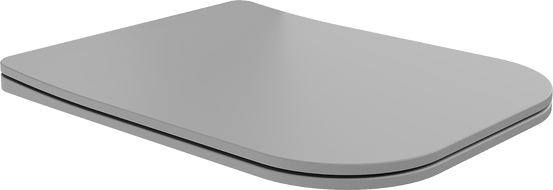 Mexen Teo sedátko wolnoopadající slim, duroplast, světle šedá matná - 39840061