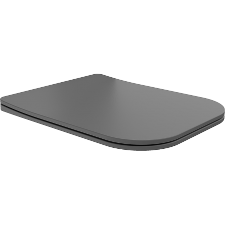 Mexen Teo deska pomalu klesající slim, duroplast, šedá tmavá matná - 39840071