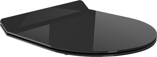 Mexen Lena pomalu klesající deska slim, duroplast, černý lesk - 39242070