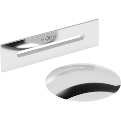 Mexen Uni zátka s přepadem do volně stojící vany, chrom - 5100-01