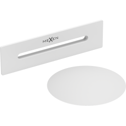Mexen Uni zátka s přepadem pro volně stojící vany, bílá - 5100-20