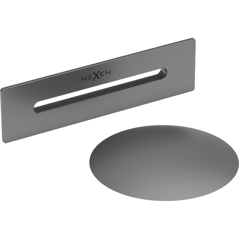 Mexen Uni výpusť s přepadem do volně stojící vany, gun metal - 5100-95