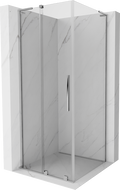 Mexen Velar L posuvná sprchová kabina 110 x 110 cm, transparentní, chrom - 871-110-110-03-01