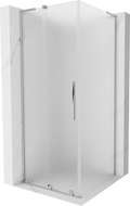 Mexen Velar L sprchový kout posuvný 120 x 120 cm, matný, chrom - 871-120-120-33-01