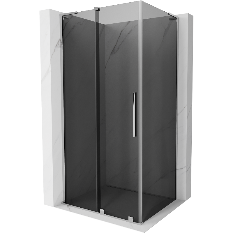 Mexen Velar L posuvná sprchová kabina 110 x 70 cm, grafit, chrom - 871-110-070-43-01