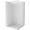 Mexen Velar L posuvná sprchová kabina 100 x 110 cm, matná, bílá - 871-100-110-33-20