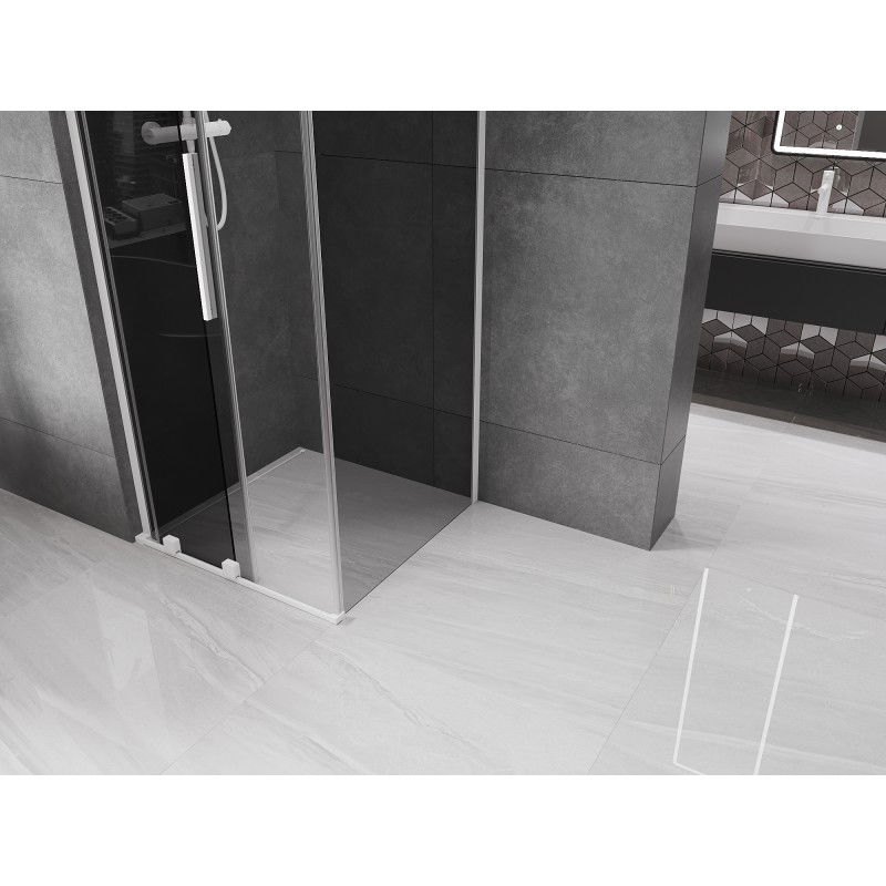 Mexen Velar L sprchová kabina posuvná 120 x 120 cm, grafit, bílá - 871-120-120-43-20