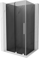 Mexen Velar L sprchový kout posuvný 120 x 70 cm, grafit, bílá - 871-120-070-43-20