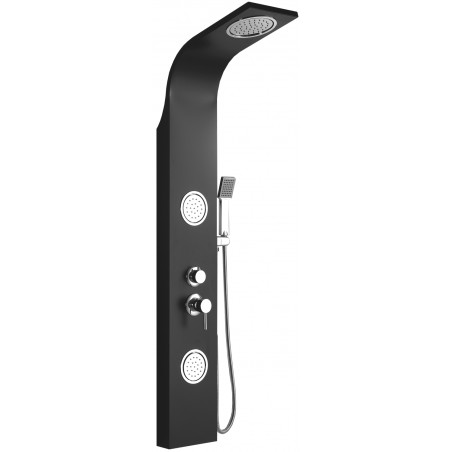 Mexen Gros sprchový panel, černý - 7619-03-70