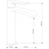 Mexen Pecos DS75 vana set, chrom - 72713DS75-00