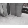 Mexen Velar L posuvná sprchová kabina 120 x 120 cm, matná, kartáčovaný nikl - 871-120-120-33-97