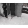 Mexen Velar L sprchový kout posuvný 110 x 110 cm, grafit, kartáčovaný nikl - 871-110-110-43-97