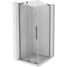 Mexen Velar L posuvná sprchová kabina 100 x 100 cm, transparentní, gun metal - 871-100-100-03-95