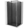 Mexen Velar L posuvná sprchová kabina 120 x 110 cm, grafit, gun metal - 871-120-110-43-95