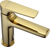 Mexen Lynx baterie umyvadlová, zlatá - 745900-50