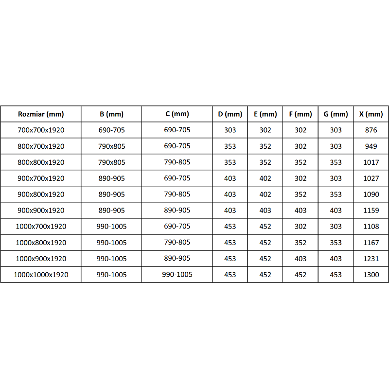 Mexen Lima Duo skládací sprchový kout 90 x 90 cm, transparentní, zlatý - 856-090-090-50-00-02