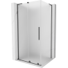 Mexen Velar L sprchový kout posuvný 110 x 85 cm, mat, kartáčovaná zbraň šedá - 871-110-085-33-66