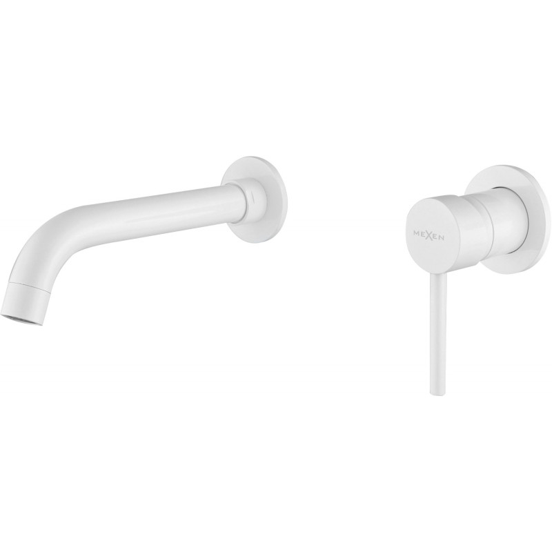 Mexen Alma podomítková umyvadlová baterie, bílá - 75015-20