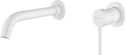 Mexen Alma podomítková umyvadlová baterie, bílá - 75015-20
