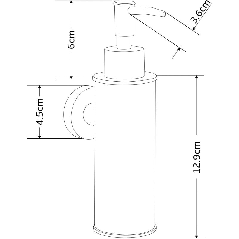 Mexen dávkovač na mýdlo, zlatý - 70622-50