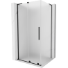 Mexen Velar L sprchový kout posuvný 110 x 70 cm, mat, černý - 871-110-070-33-70