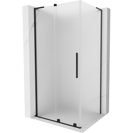 Mexen Velar L posuvný sprchový kout 120 x 85 cm, mat, černý - 871-120-085-33-70
