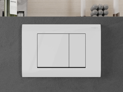 Mexen Fenix Air 01 pneumatické splachovací tlačítko, bílý lesk - 6A0100