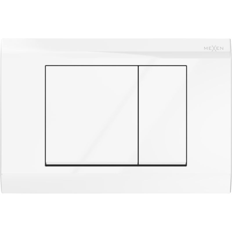 Mexen Fenix Air 01 pneumatické splachovací tlačítko, bílý lesk - 6A0100