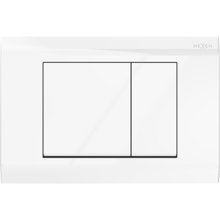 Mexen Fenix Air 01 pneumatické splachovací tlačítko, bílý lesk - 6A0100