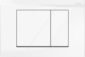 Mexen Fenix Air 01 pneumatické splachovací tlačítko, bílý lesk - 6A0100