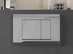 Mexen Fenix Air 01 pneumatické splachovací tlačítko, lesklý chrom - 6A0101