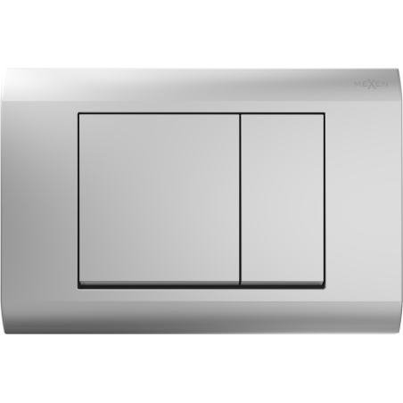 Mexen Fenix Air 01 pneumatické splachovací tlačítko, matný chrom - 6A0102