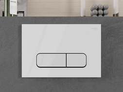 Mexen Fenix Air 02 pneumatické splachovací tlačítko, lesklá bílá - 6A0200