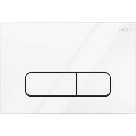 Mexen Fenix Air 02 pneumatické splachovací tlačítko, lesklá bílá - 6A0200