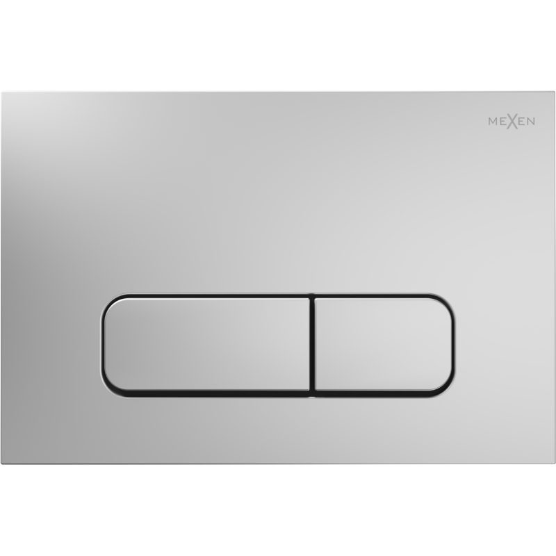 Mexen Fenix Air 02 pneumatické splachovací tlačítko, chrom matný - 6A0202