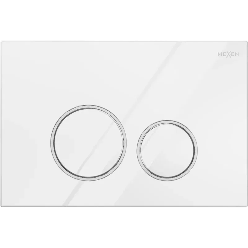 Mexen Fenix Air 05 pneumatické splachovací tlačítko, bílý lesklý - 6A0500