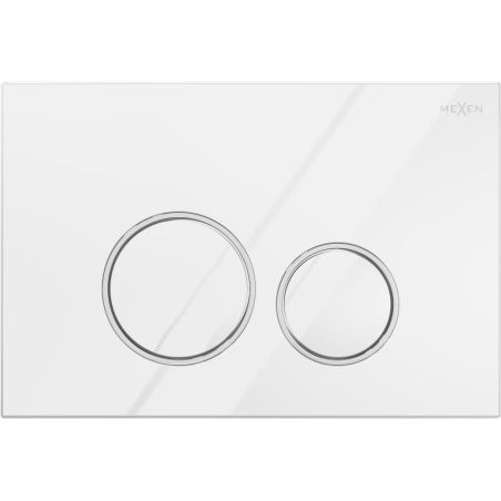 Mexen Fenix Air 05 pneumatické splachovací tlačítko, bílý lesklý - 6A0500